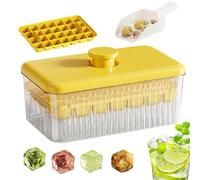 Ice Tray with Lid | Easy Release Ice Maker,Easy Release Cold Drink Making Tools for Beverage Fruit Juice Wine Whiskey Cocktail Home Bartenders Entertaining Hosts Camping