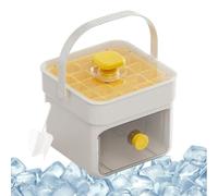 Ice Trays | Easy Release Molds with Handle and Lid | Press Type Making Tool Double Layer Kitchen Gadgets for Drinks Coffee Tea Whiskey Cocktails Outdoor Camping Gathering
