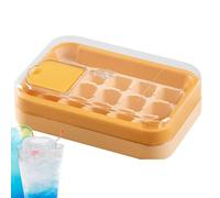 Ice Trays for Freezer 15-Hole Silicone Ice Trays For Freezer | Push Down No-Touch Reusable Easy Fill and Reusable for Whiskey, Cocktail, Coffee, Tea, Beer