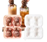 Ice Trays for Freezer, Food Silicone Container, Silicone Ice Mould - for Kitchen Refrigerator Drinks Water Whiskey Cocktail