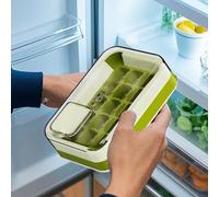 Ice Trays for Freezer - Reusable Leak Proof Container - Sealed Ice Mold - for Whiskey Water Coffee Cocktail Food Drinks Home Fridge