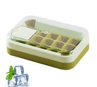 Ice Trays for Freezer - Silicone 15 Hole, Maker Easy Fill Spill Resistant Push Down Release Tray Compact Size with Flexible Food Grade Silicone for Quick Removal No Touch Reusable Mold