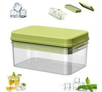 Ice Trays for Freezer with Lid and Bin, 2026 Ice Cube Tray for Freezer with 1 Trays,Easy Release 32-Ice for Chilling Cocktails Whiskey