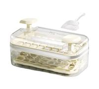 Ice Trays for Freezer With Lid - Easy Release Freezing Cubes Tool, Whiskey Freezing Mold, Flexible Silicone Material, Leak Proof Cover Seal, Stackable Grid Design | Push Pop Out Feature for Picnic Cam