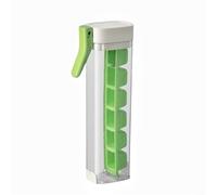 Ice Trays, Portable Handheld Ice for CUBE Tray, Finger Ice for CUBE Tray, Small Ice for CUBE Tray, One-Handed Deicing Easy Pressing of Ice Lattices for Water Bottles(Green)