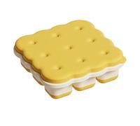 Ice Trays with Lids | Cookie Shape Storage Mould | Reusable Soft Bottom Silicone Ice Storage Box | for Whiskey Cocktail Coffee Wine Chilling Fridge Bar Kitchen