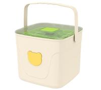 Ice Trays with Lids Easy Release Press-Type with Bin