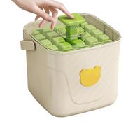 Ice Trays with Lids Reusable Press-Type Portable Easy Release