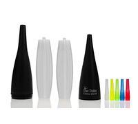 Ice Tube Bazooka Shisha Hookah Mouthpiece Improved Ice Hose With Cold Pack - Additional Insert Long Mouthpieces - Shisha Hookah Accessories (Black) DON PABLO SHISHA WORLD
