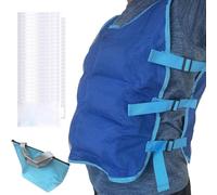 Ice Vest For Men | Cooling Safety Vest - Outdoor High Temperature Clothing Adjustable Cool Jacket: From Hours Cooling, Up To Four To Five Hours, Using Reusable Ice Packs That