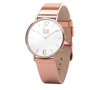 Ice-Watch - CITY sparkling - Metal Rose-Gold Black - Women's wristwatch with leather strap - 015091 (Small)