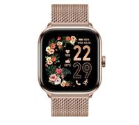 Ice-Watch - ICE Smart 2.0 - Square Pink-Gold Ladies Connected Watch with Metal Strap - 023331 (1.70 inches)
