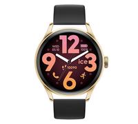 ICE-WATCH - ICE smart 3.0-1.2 Gold Black AMOLED GPS - Women's round smartwatch with silicon strap - 025106 (1.20 inches)