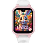 ICE-WATCH - ICE Kids 4G 2.0 Pink White - Pink 4G smartwatch with Location Tracking for Girls - 025270 (40mm) - Location Tracking via Included SIM Card - GPS, Parental Controls, Emergency SOS