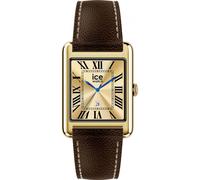 ICE-WATCH - ICE smart TKS 2.0 Gold Chocolate Grain - Women's Watch with Leather Strap - 025618 (1.41 inches / 32mm) - Smartwatch IP68, Fitness and Health Tracking