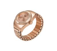 ICE-WATCH - Chouchou Rose Gold - Rose Gold Ring Watch for Women with extendable Stainless Steel Bracelet - 025519 (15mm)
