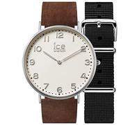Ice-Watch - CITY Glasgow - Men's (Unisex) wristwatch with leather strap + extra nylon strap - 001358 (Medium)