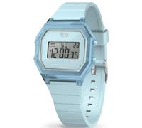 Ice Watch Women's Wristwatch ICE Digit Retro Sly Blue Silicon Strap 022888 (Small)