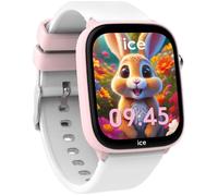 ICE-WATCH - ICE Smart Junior 3.0 FM Pink White - Girl's geolocatable smartwatch with Silicon Strap - 024549 (1.75 inches)