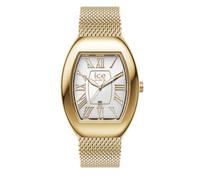 Ice-Watch - ICE boliday Dome Metal mesh White GD - Women's wristwatch with stainless steel strap - 024487 (Small)