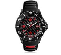 Ice-Watch - ICE carbon Black White - Men's wristwatch with silicon strap - Chrono - 001316 (Extra large)
