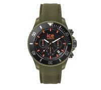 ICE-WATCH - ICE chrono Khaki orange - Men's wristwatch with silicon strap - Chrono - 020884 (Large)