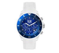 ICE-WATCH - ICE chrono White blue - Men's wristwatch with silicon strap - Chrono - 020624 (Large)