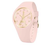 Ice-Watch - ICE cocorico Eiffel tower Soft pink - Girl's wristwatch with silicon strap - 023246 (Small -)