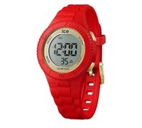 ICE-WATCH - ICE Digit Red Gold - Boy's (Unisex) Wristwatch with Plastic Strap - 021620 (Small)