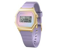 Ice Digit Retro Watch with Purple Dial and Purple Strap 022721