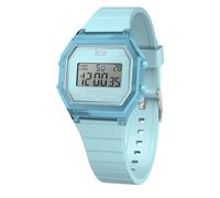 Ice Watch Women's Wristwatch ICE Digit Retro Sly Blue Silicon Strap 022888 (Small)