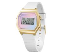 ICE-WATCH - ICE Digit Retro White Delight - Women's Wristwatch with Plastic Strap - 022722 (Small)