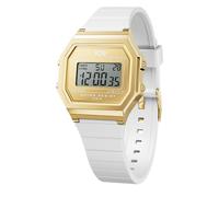 ICE-WATCH - ICE Digit Retro White Gold - Women's Wristwatch with Plastic Strap - 022049 (Small)