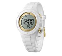 ICE-WATCH - ICE Digit White Gold - Girl's Wristwatch with Plastic Strap - 021606 (Small)