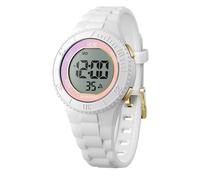 ICE-WATCH - ICE Digit White Lilac Sunset - Girl's Wristwatch with Plastic Strap - 021613 (Small)