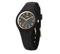 ICE-WATCH - Ice Glitter Black Numbers - Women's Wristwatch With Silicon Strap - 015347 (Extra small)