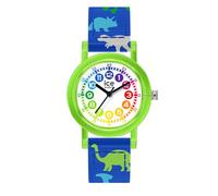 ICE-WATCH - ICE Learning Green Dinosaur - Boy's (Unisex) Wristwatch with Silicon Strap - 022693 (Small)
