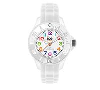 ICE-WATCH - Ice Mini White - Boy's (Unisex) Wristwatch With Silicon Strap - 000744 (Extra small)