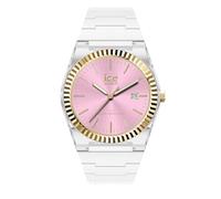 ICE-WATCH - ICE Power PW1 White Clear Pink - Women's Watch with Silicon Strap - 024774 (Small)