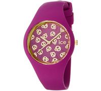 ICE-WATCH Ice Skull Damson Small Women's Quartz Analogue Watch with Violet Dial and Violet Silicone Bracelet ICE.SK.Dam.S.S.15