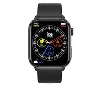 ICE-WATCH - ICE Smart 2.0 Black - Black Connected Watch with Black Silicone Strap for Men - 022535 (1,96 inch)