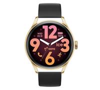 ICE-WATCH - ICE smart 3.0-1.2 Gold Black AMOLED GPS - Women's round smartwatch with silicon strap - 025106 (1.20 inches)