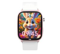 ICE-WATCH - ICE Smart Junior 3.0 FM Pink White - Girl's geolocatable smartwatch with Silicon Strap - 024549 (1.75 inches)