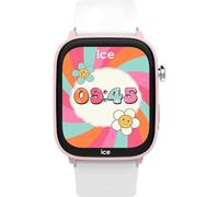 ICE-WATCH - ICE Smart Junior 3.0 FM Pink White - Girl's geolocatable smartwatch with Silicon Strap - 024549 (1.75 inches)