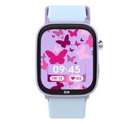 ICE-WATCH - ICE Smart Junior 3.0 FM Purple Soft Blue - Girl's geolocatable smartwatch with Silicon Strap - 024550 (1.75 inches)