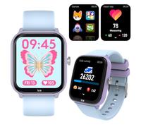 Ice-Watch - ICE Smart Junior 3.0 - Rectangular Kids' Connected Watch with Silicone Strap (1.75 inches) - Sports Activity Tracker, Stopwatch, Games, Heart Rate, Pedometer