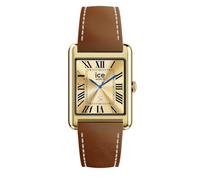 ICE-WATCH - ICE smart TKS 2.0 Gold Camel smooth - Women's watch with leather strap - 025619 (1.41 inches / 32mm) - Smartwatch IP68, fitness and health tracking