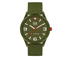 ICE-WATCH - ICE solar power Khaki tide - Men's wristwatch with Tide ocean strap - 020060 (Medium)