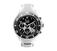 Ice-Watch - ICE sporty White Black - Men's wristwatch with silicon strap - Chrono - 001336 (Extra large)