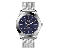 ICE-WATCH - ICE Steel Silver Dark Blue Milanese - orologio da Uomo in Argento con bracciale in Acciaio inossidabile - 024748 (Medium)